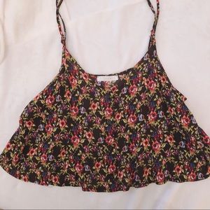 Floral Button Strap Camisole